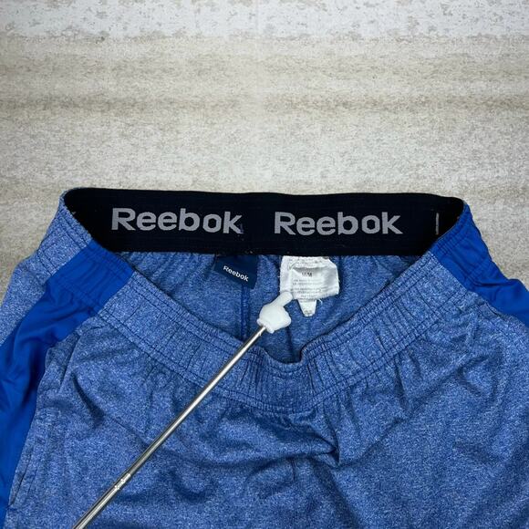 Reebok Gym Shorts Blue Polyester 9" Inseam - Picture 4 of 4